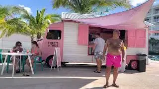 Food trucks at Sandals Royal Bahamian Resort
