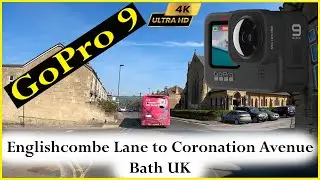 Englishcombe Lane to Coronation Avenue, Bath UK.  GoPro 9