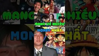 manga/anime mang về nhiều tiền nhất | TOP 5 MEDIA #onepiece #attackontitan #dragonball