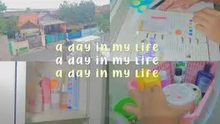 a day in my life : clean room , unboxing , journaling , mask | indonesia ☁️✨