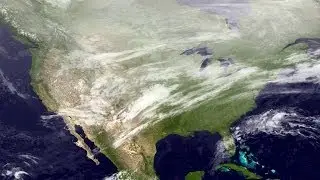 Three months of this season's epic winter, animated
