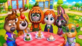 My Talking Tom Friends 2 New update Funny Food Gameplay Android ios 