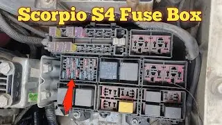 Mahindra Scorpio S4 Fuse Box Details Explained | S4 Fuse Box #s4 #fuse #relay #mahindra #scorpio 