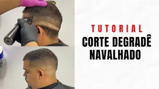 Corte degradê em cabelo curto