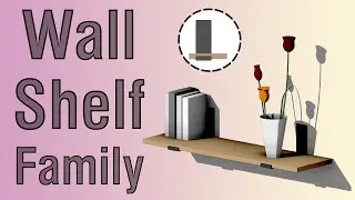 Parametric Wall based Shelf in Revit 2024 #revit