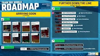 Train Sim World 6 Roadmap Novembre