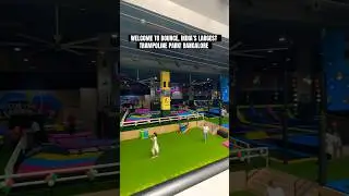 WELCOME TO BOUNCE, INDIA&rsquo;S LARGEST TRAMPOLINE PARK! ORION MALL, BANGALORE #trampoline #shorts