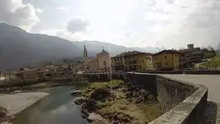 In bici da Esine a Pisogne sulla Ciclabile Valle Camonica