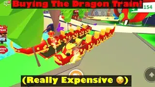 Buying the very expensive dragon train lol | Adopt Me Roblox