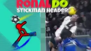 🇵🇹Ronaldo Stickman Header⚽|Supreme Duelist Stickman
