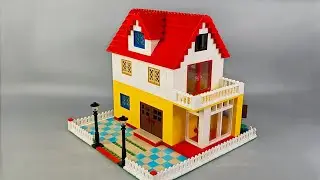 How To Build a LEGO House MOC 🏡| Building Blocks Instructions | Satisfying Diy #lego #legomoc #diy