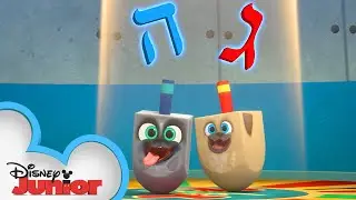 Happy Hanukkah from Bingo and Rolly! 🕎 | Puppy Dog Pals| Disney Junior