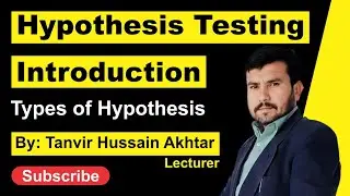 What is Null and Alternative Hypothesis | Types of Hypothesis | TStatistics