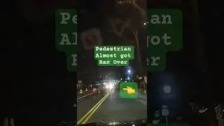 Pedestrian Almost got Ran Over @DustinIsDriving