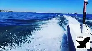 Speeding towards an Island in Gwadar