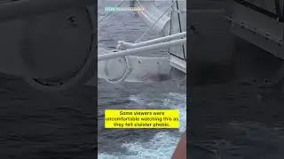 Cruise ship guest stuck inside NCL Ocean Loop Slide. #cruiseline #cruiseship #tourism