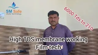 Reverse Osmosis( RO) Membrane High Tds 6000  working Flim Tec Pro 840 5000 GPd  mineral water Plant