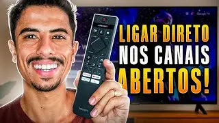 Como LIGAR SMART TV PHILIPS DIRETO nos CANAIS ABERTOS!