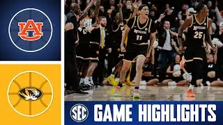 Auburn Tigers at Missouri Tigers | Game Highlights | 2026 SEC Men's Basketball