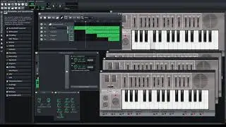 recreation of Fooling around on Yamaha CS-01 (Dorian Concept)