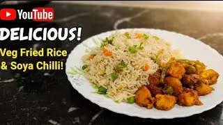 Veg Fried Rice & Soya Potato Paneer Chilli! #healthyfood #cooking #recipe