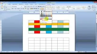 Table Fill Color From Microsoft Word