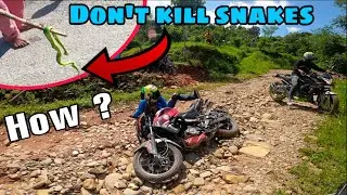 THEY CRASHED || CRAZY OFFROAD GROUP  RIDE || WHY THIS MAN KILL SNAKE ?? || MADHUR SAHANI