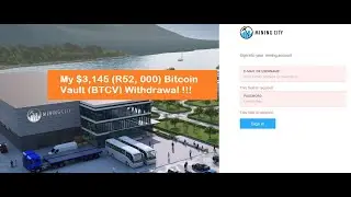 My $3,145 (R52, 000) Bitcoin Vault (BTCV) Withdrawal