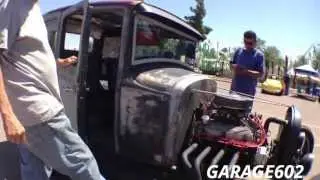 1920'S Ford Rat Rod Roadkill - Cherry Bomb Exhaust Sound