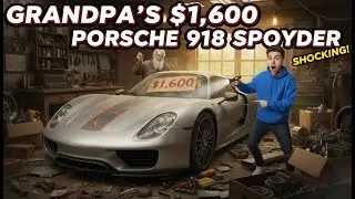 A Grandpa Hid a Porsche 918 Spyder… I Restored It for Just $1,600 😱