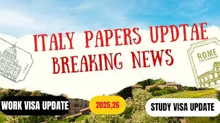 Italy 🇮🇹 Nulla Osta 2026 | Study & Work Visa Documents | Embassy Paper Requirements