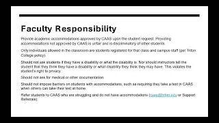 Accessibility Services and Support for Students (11/19/2025)