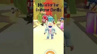 My offer for Albino Gorilla or Emperor Gorilla in Adopt Me #shorts #adoptme