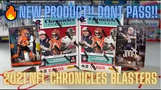 🔥New Product🔥 2021 NFL Chronicles Football Blaster Box Retail Rip & Review Must Buy Don&rsquo;t Pass!!