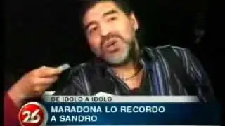 Maradona llora a Sandro.flv