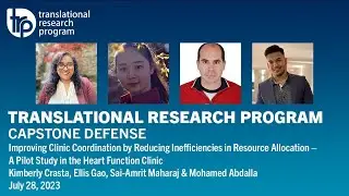 UofT TRP Capstone Defense 2023: Healthcare Research Allocation &ndash; by Team CReATive
