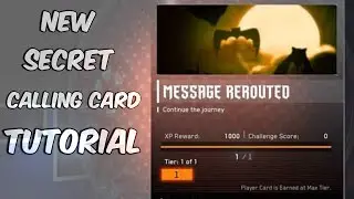 IW ZOMBIES SECRET CALLING CARD ATTACK OF THE RADIOACTIVE (english)