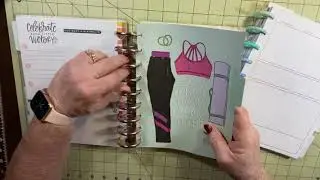 Fitness Happy Planner Ready Set Goals setup