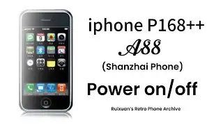 iphone P168++ (A88) - Shanzhai Phone - Power On/Off