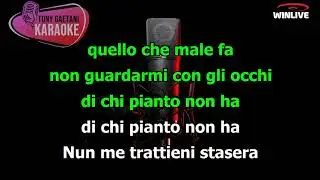 Nino Fiorello BELLA DA MORIRE Karaoke con testo by Tony Gaetani