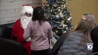 Signing Santa goes extra mile to bring joy to children who are deaf