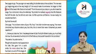 Ch 8 | Hallmark India | English | Class 7 | The Act | For children