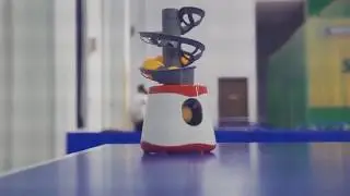MiniTable Tennis Robot Parent-child Student Sender Pitching Serve Machine Trainer Gift Racquet Sport