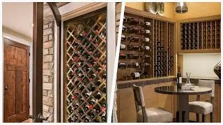 75 Medium Tone Wood Floor And Vinyl Floor Wine Cellar Design Ideas You'll Love 🔴