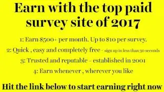 The Top Paid Survey Sites of 2017