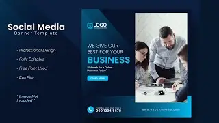 Instagram Banner design in illustrator | Adobe Illustrator tutorial | Banner design illustrator