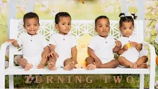 Turning Two: Quads Birthday Photoshoot