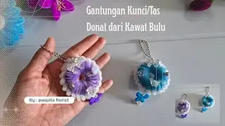 Tutorial Gantungan Donat dari Kawat Bulu || Donut Hanger Tutorial from Feather Wire
