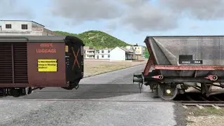 Accident at coupling - Small icf coach Fails to couple frieght Old wagons - Indian train simulator