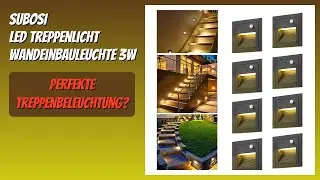 BEWERTUNG (2026): SUBOSI LED Treppenlicht Wandeinbauleuchte 3W. Infos